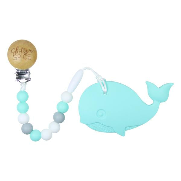 Glitter&Spice Teether Whale Nelly