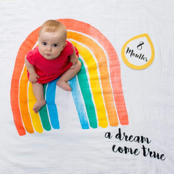 Lulujo Baby's 1st Year Blanket & Cards Set - A Dream Come True LJ585
