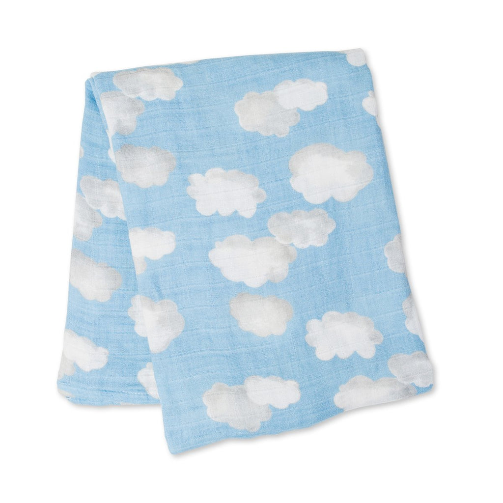 Lulujo Swaddling Blanket Muslin Cotton Cloud