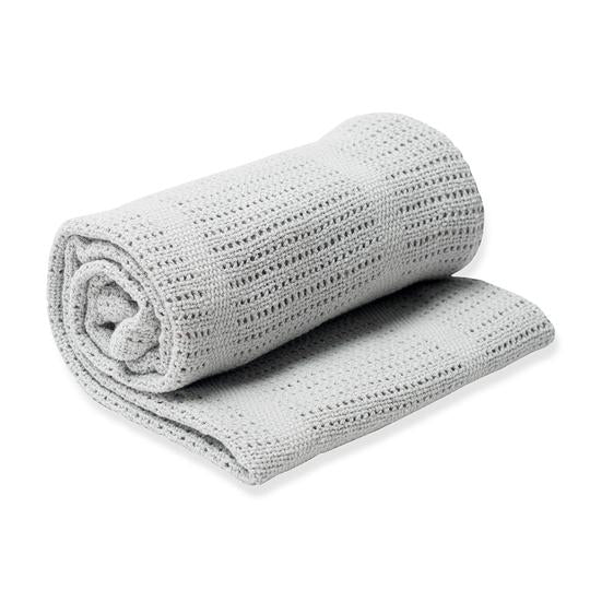 Lulujo Cellular Blanket - Grey (LJ753)