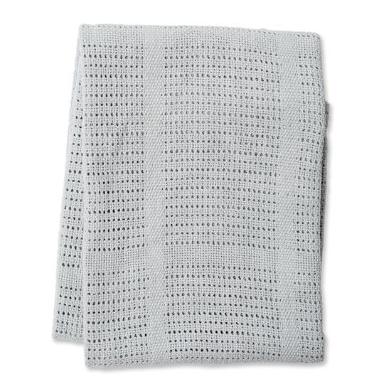 Lulujo Cellular Blanket - Grey (LJ753)