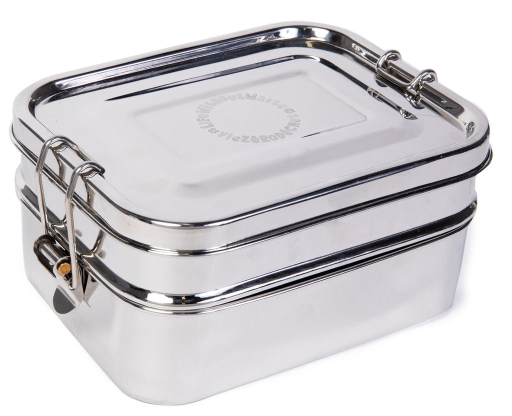 Bentgo Life Without Waste Stainless Steel Lunchbox 2 Tier LWW-STLB-4111