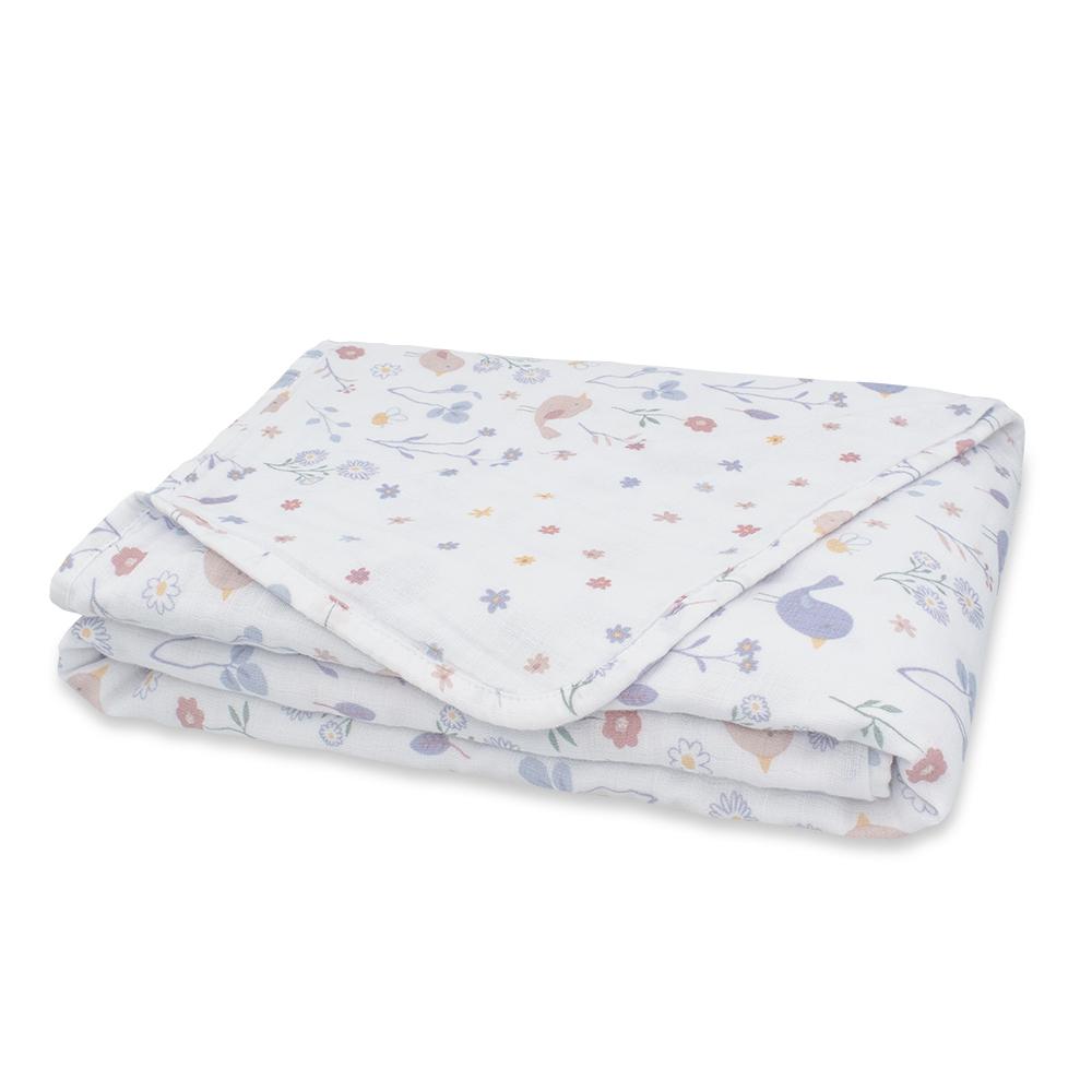 Living Textiles Muslin Stroller Blanket - Sweet Tweet 203278