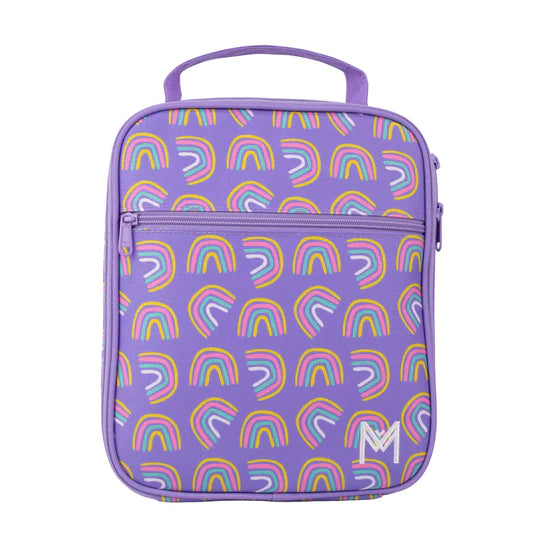MontiiCo Large Lunch Bag - Rainbows