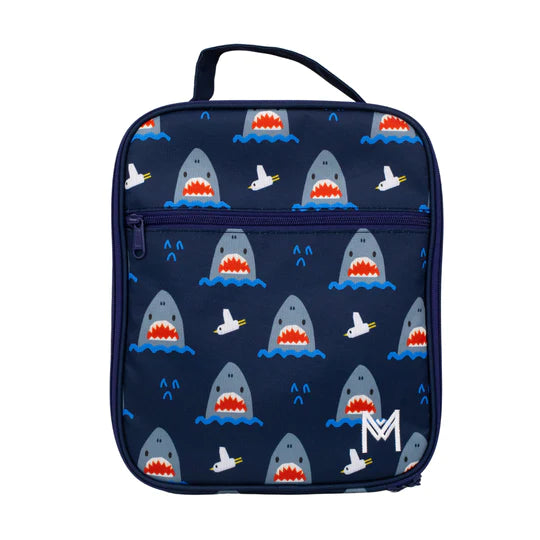MontiiCo Large Lunch Bag - Shark