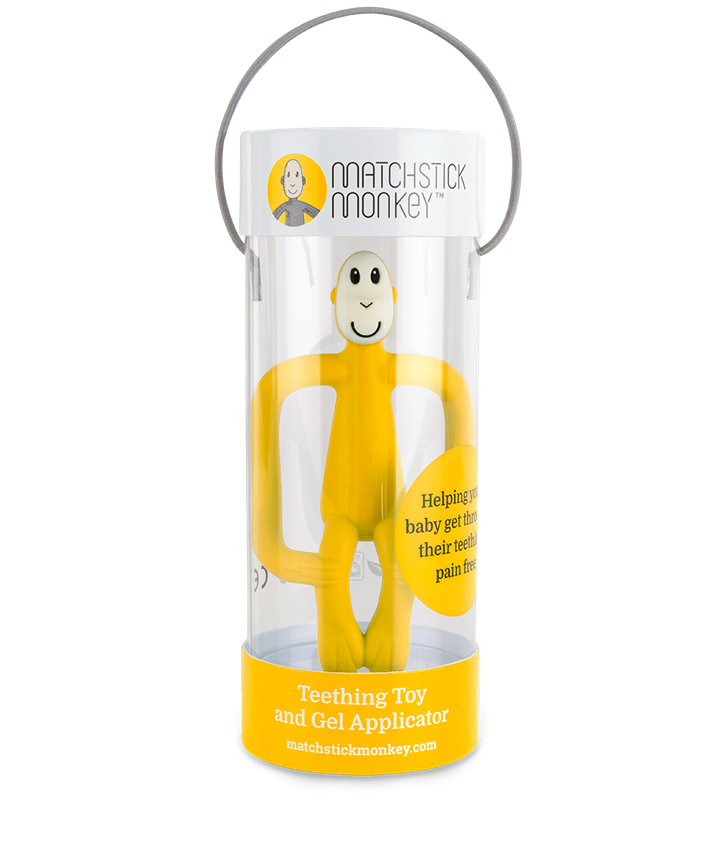 Matchstick Monkey Teething Toy Yellow MM-T-006