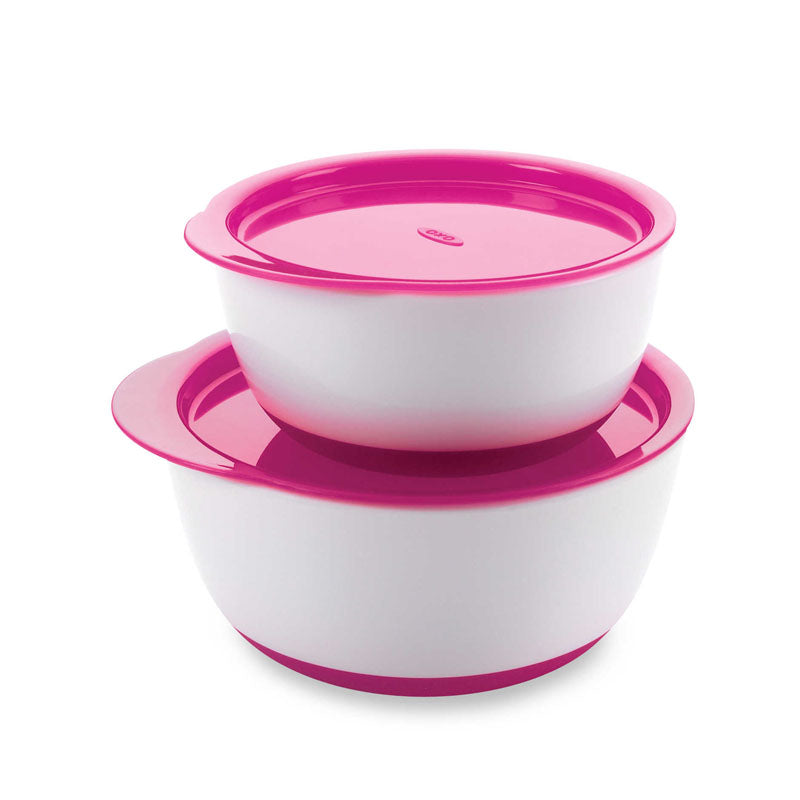 OXO Tot Small Large Bowl Set - Pink