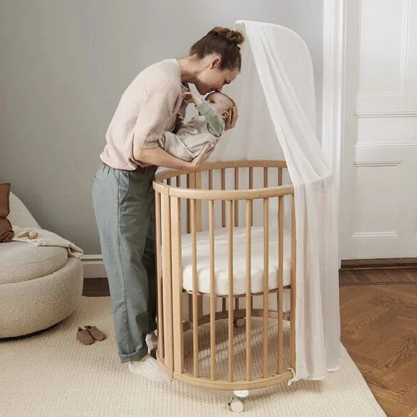 Stokke Mini V3 Fitted Sheet White Babyrama