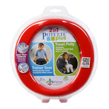 Potette 2 in 1  Plus Travel Potty - Red