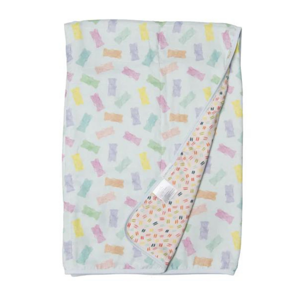 Loulou Lollipop Muslin Quilt Blanket - Gummy Bear