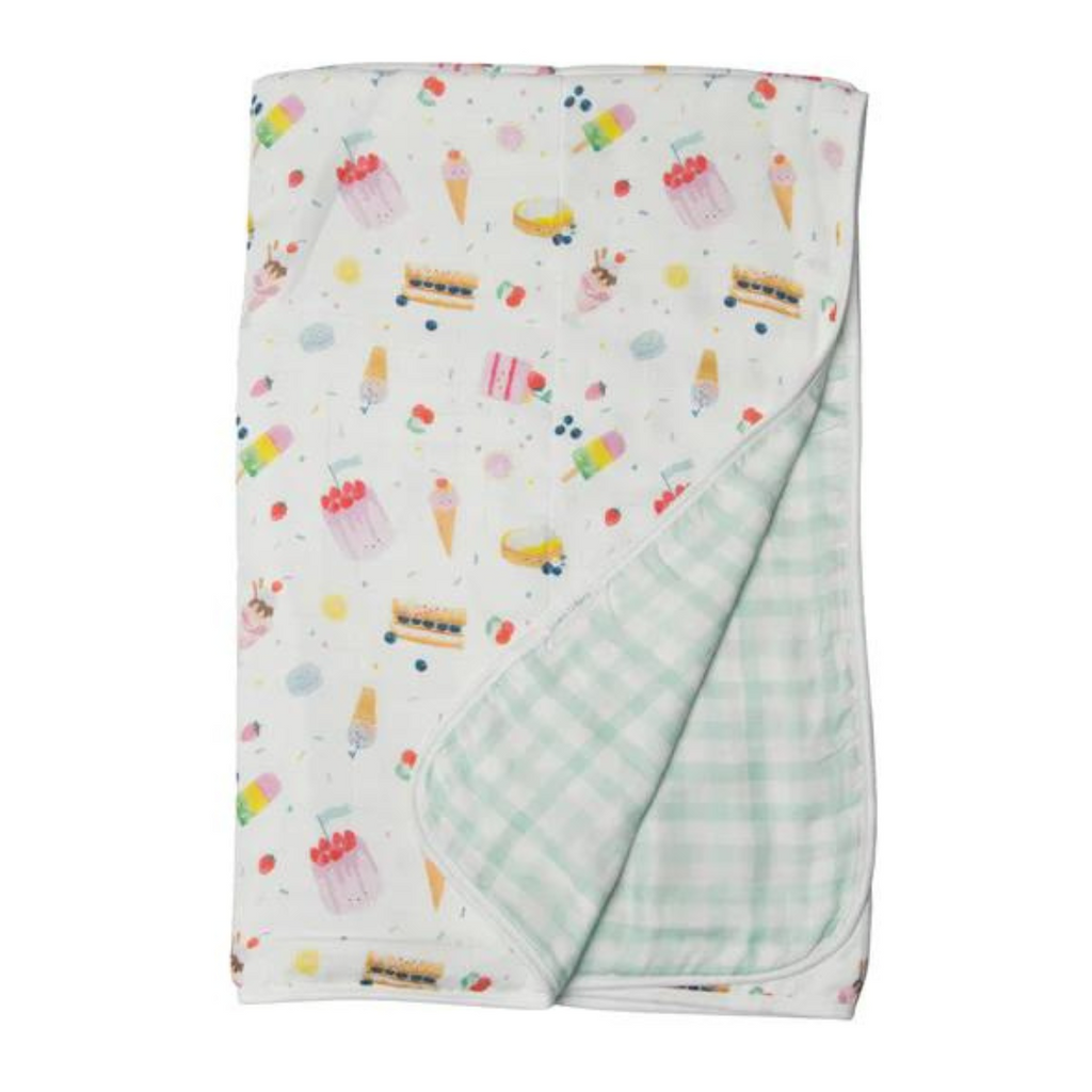 Loulou Lollipop Muslin Quilt Blanket - Sweet Treats