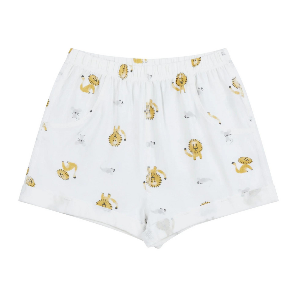 Nest Designs Bamboo Jersey Shorts - The Lion and The Mouse