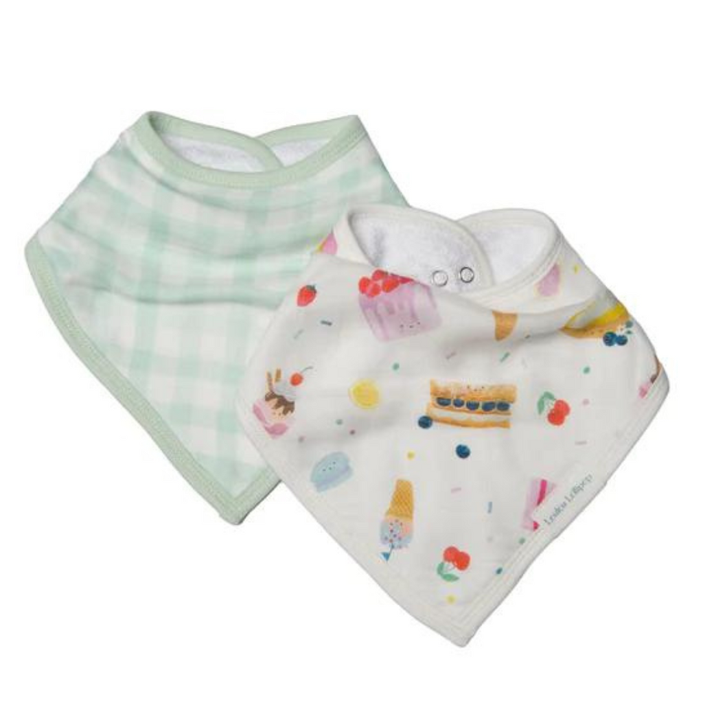 LouLou Lollipop Bandana Bib Set - Sweet Treats