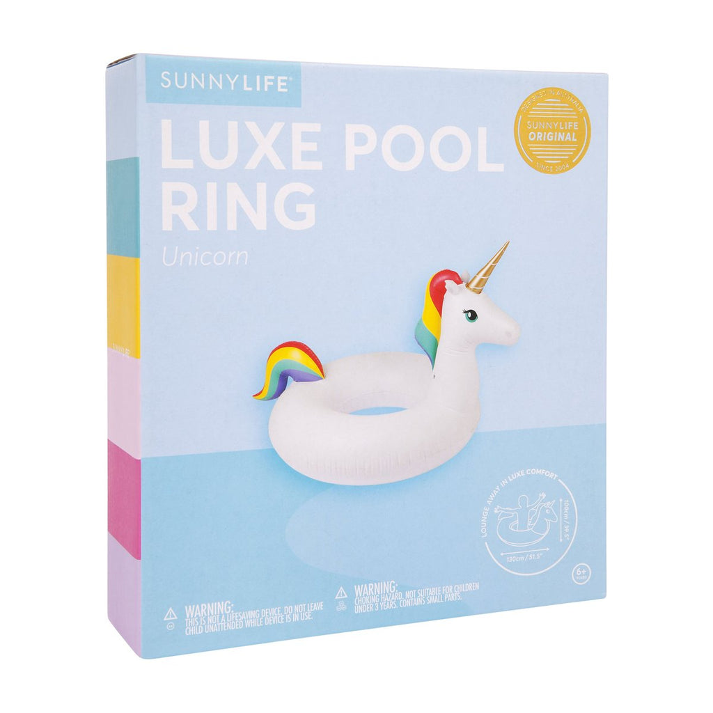 Sunnylife Luxe Pool Ring Unicorn