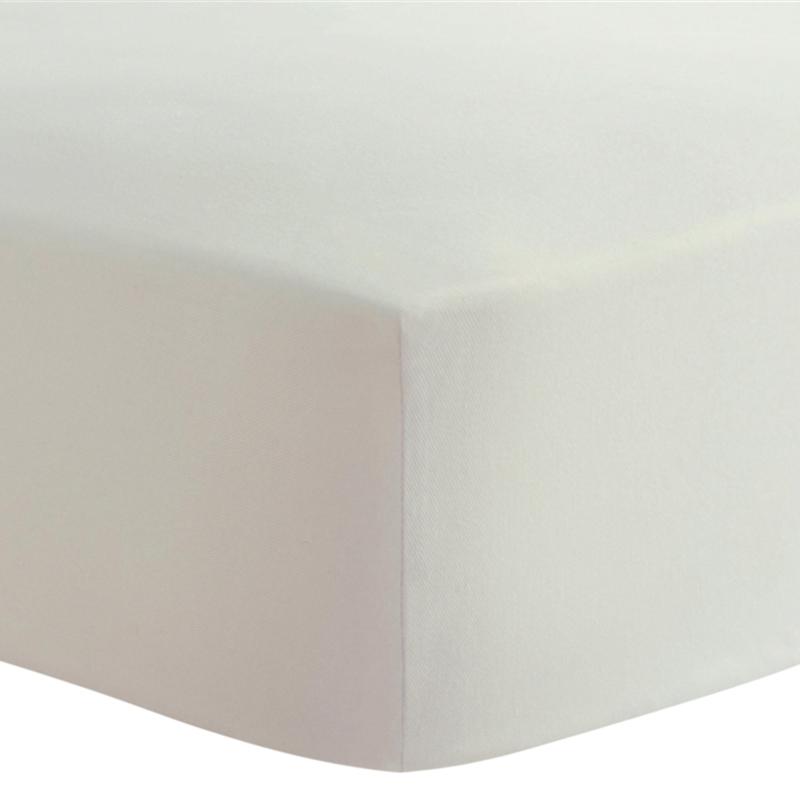Kushies Crib Sheet Organic Jersey Off White (SO830-92)