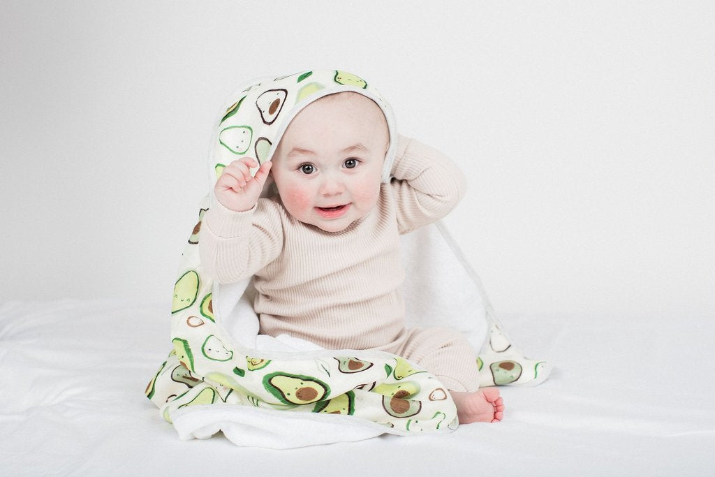 Loulou Lollipop Hooded Towel Set - Avocado