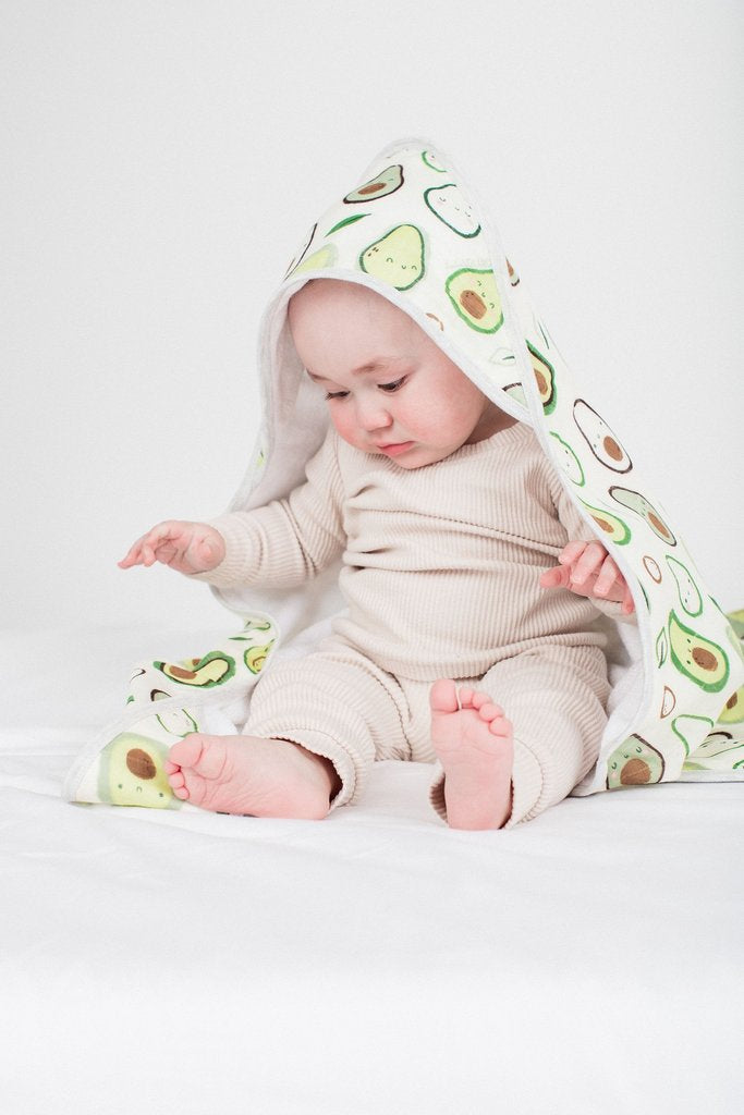 Loulou Lollipop Hooded Towel Set - Avocado