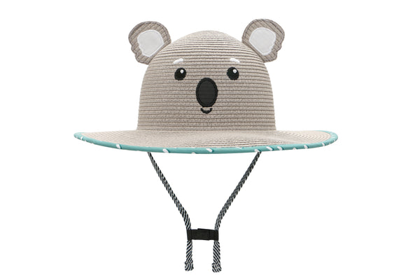 Flapjack Kids Straw Hat - Koala