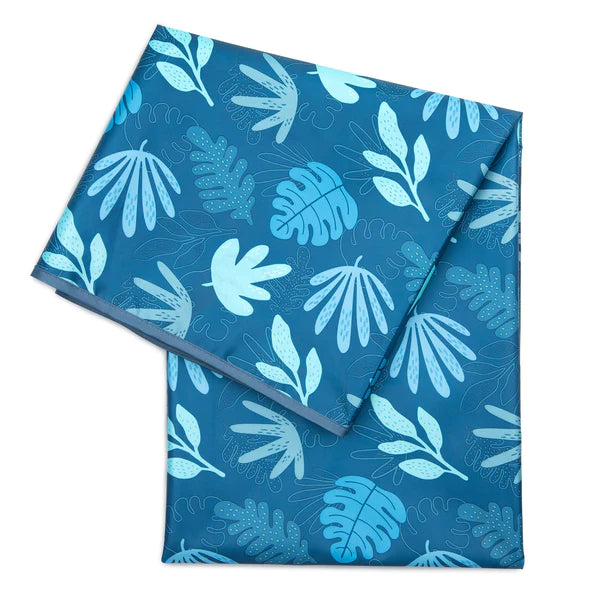 Bumkins Splat Mat - Blue Tropics