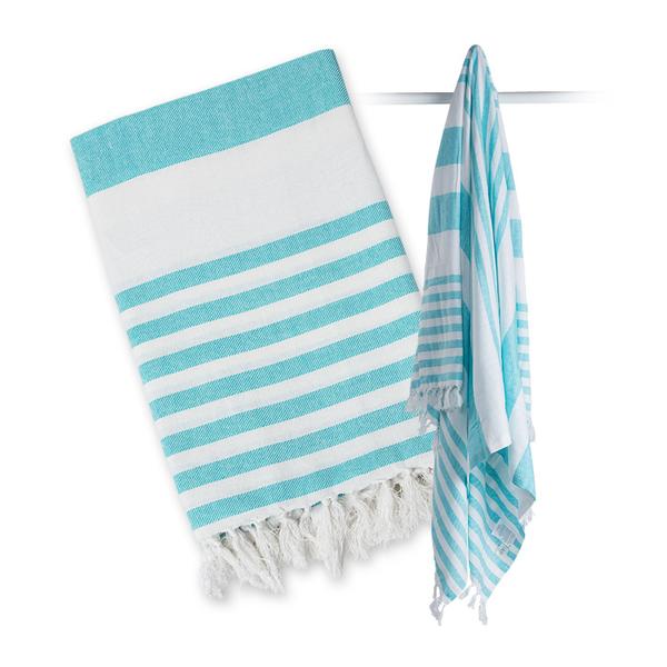 Lulujo Turkish Towel - Ocean Blue