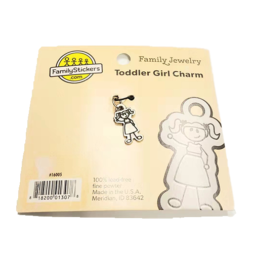 Family Sticker Family Jewelry Toddler Girl Charm