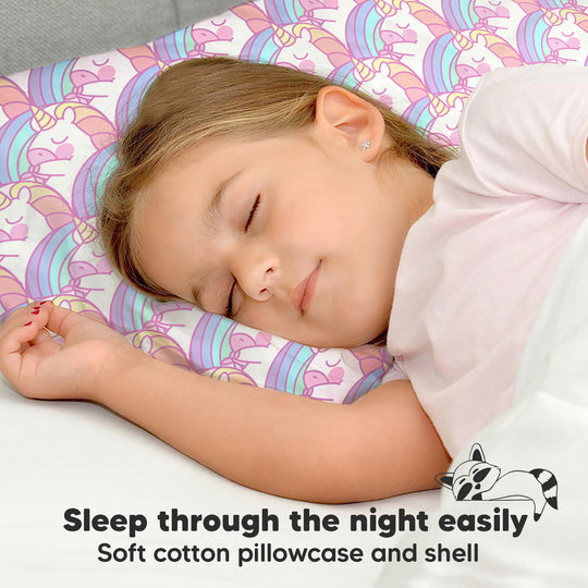 KeaBabies Printed Toddler Pillowcase 13x18'' - Unicorn Dreams