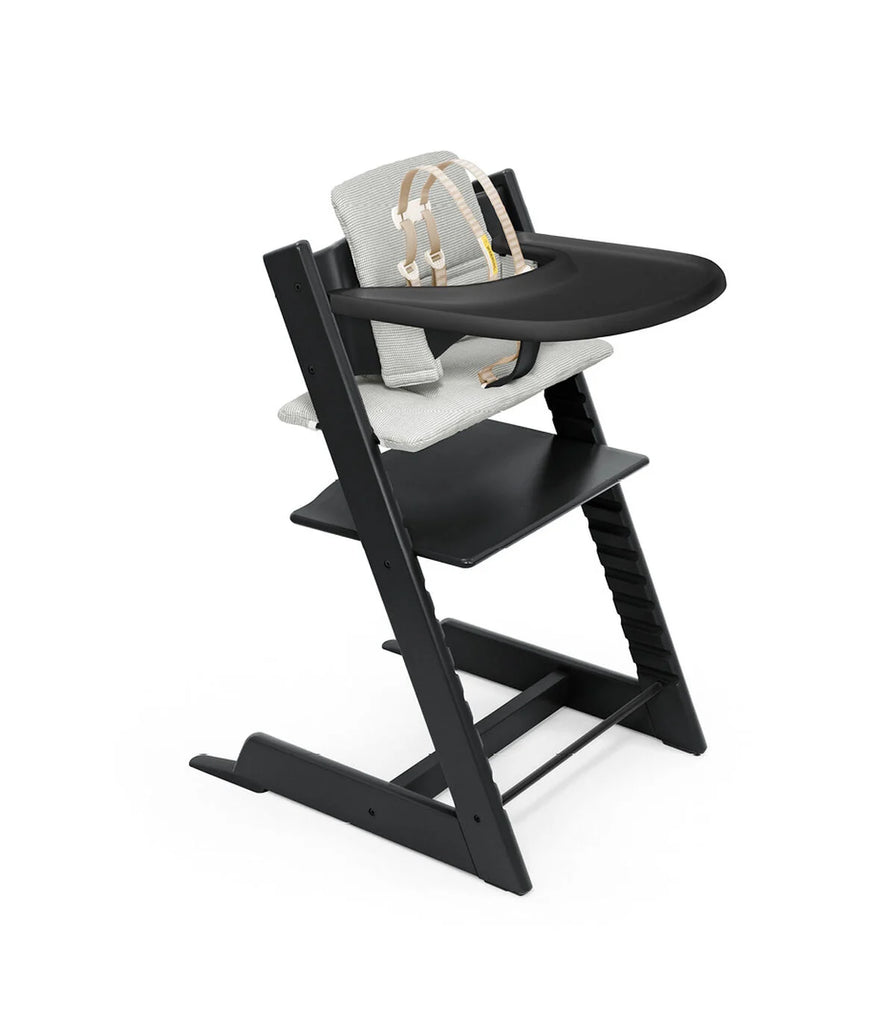 Stokke Tripp Trapp Complete - Black with Nordic Grey and Tray