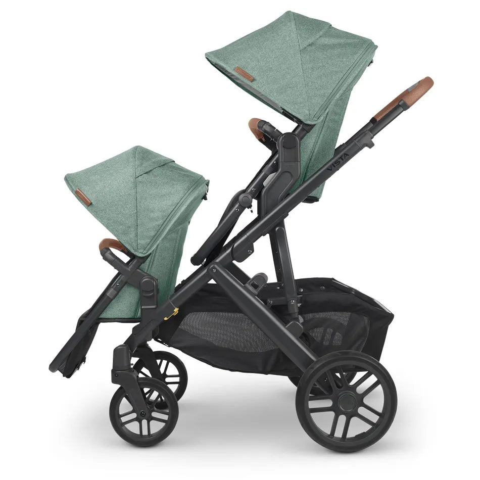 How to fold uppababy vista with rumble seat best sale