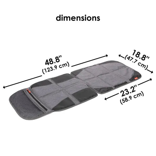 Diono Car Seat Ultra Mat and Heat Sun Shield Gray 40240