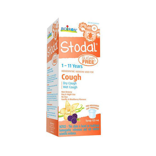 Boiron Stodal Child Cough Syrup Sugar Free 125ml