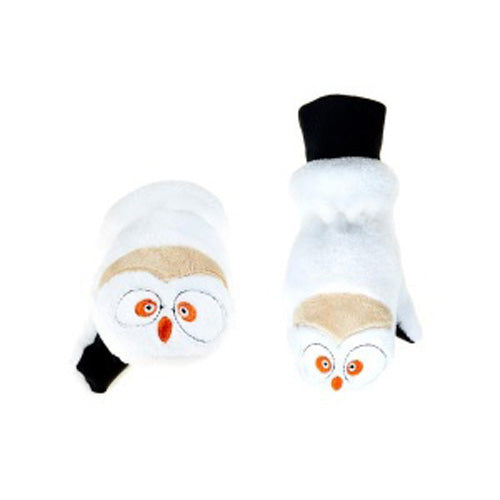 Flapjack Kids Puppet Mittens Snowy Owl - Toddler/Youth