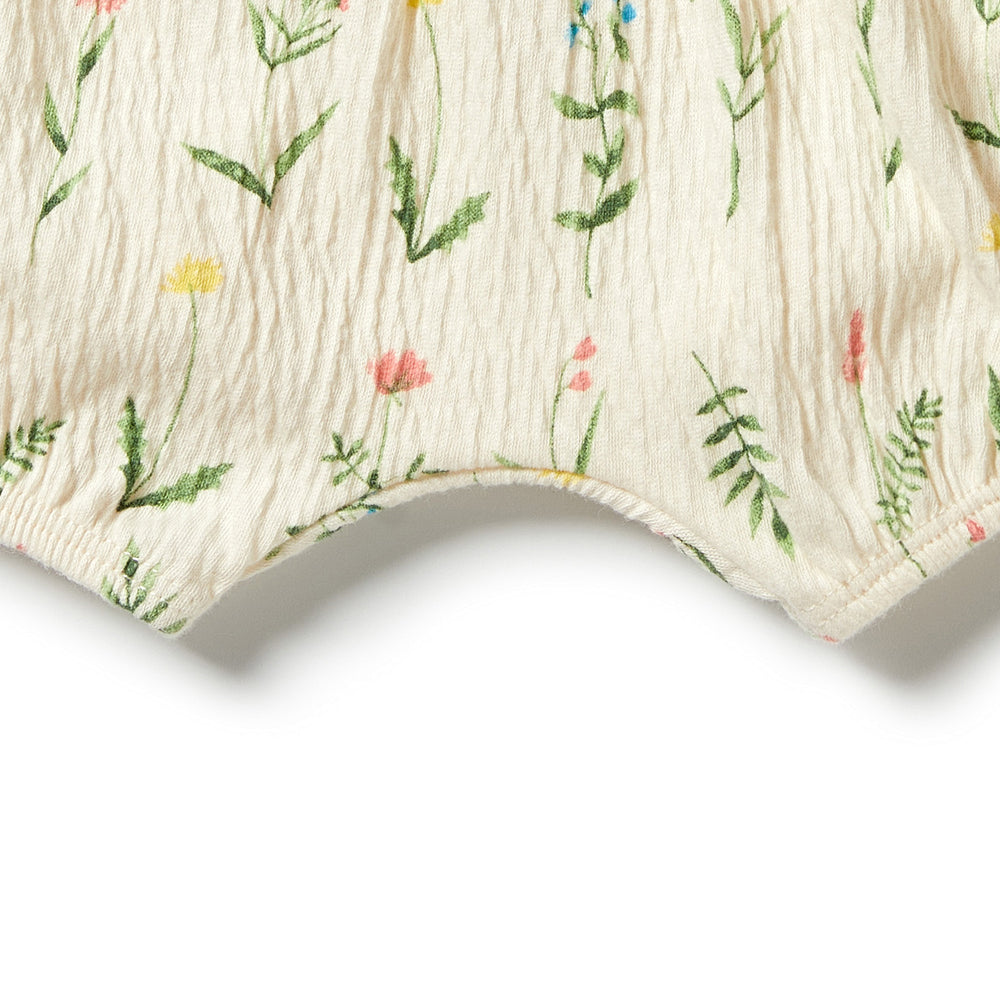 Wilson&Frenchy Crinkle Slouch Shorts - Wild Flower