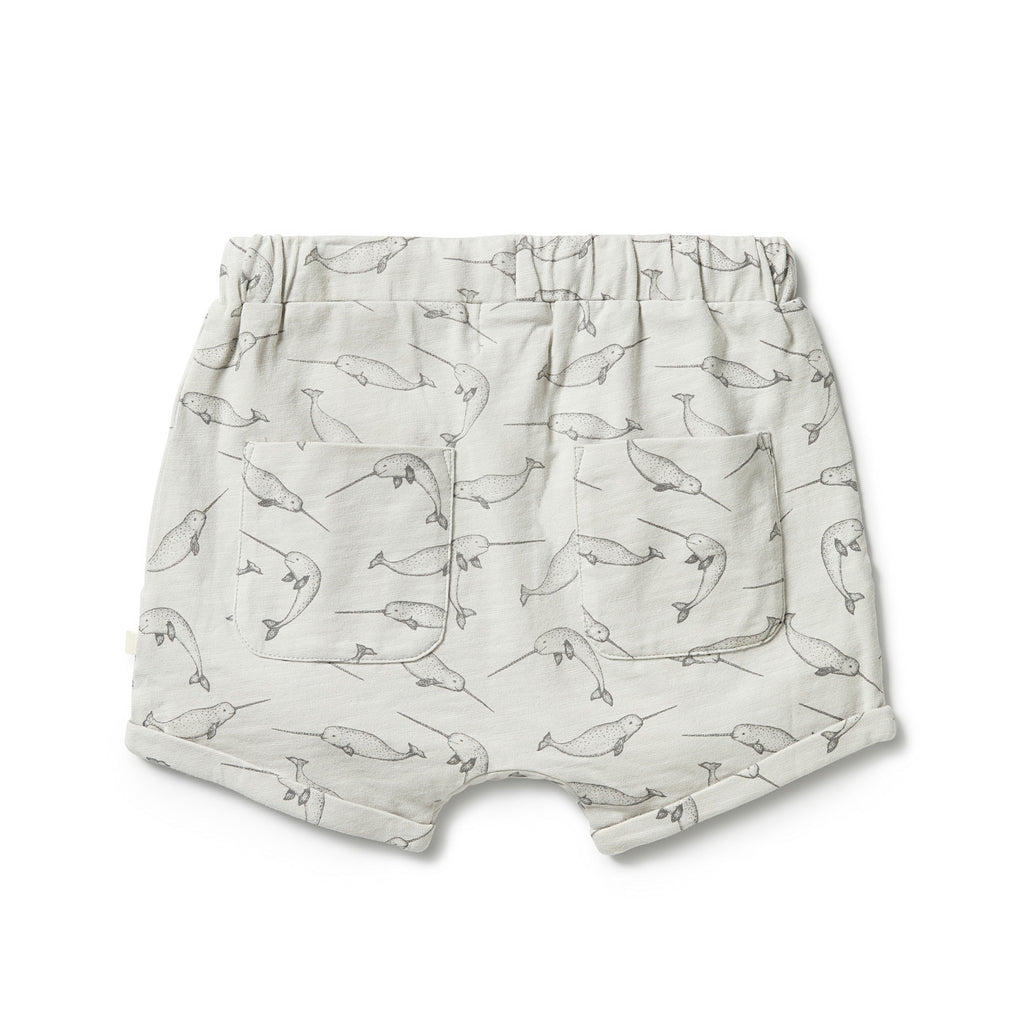 Wilson&Frenchy Organic Slouch Shorts - Narwals