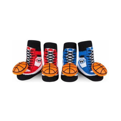 Waddle Rattle Socks 2 Pack - Basketball