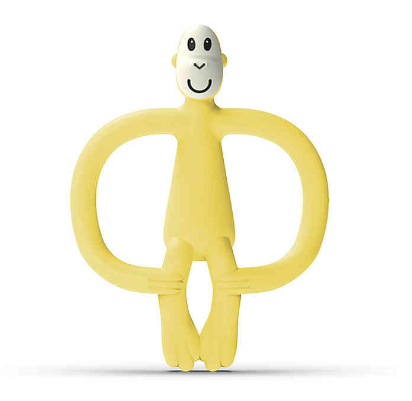 Matchstick Monkey Teething Toy No Tail Yellow MM-ONT-013