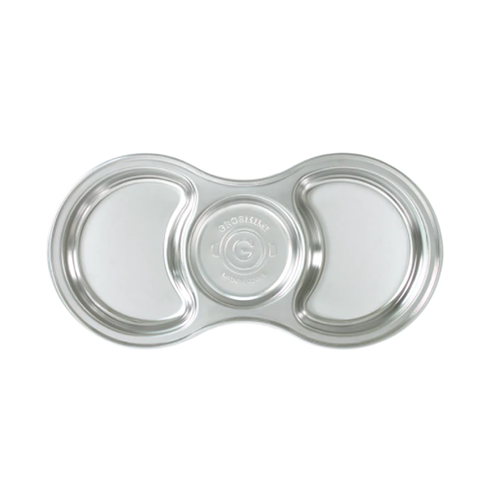 Grosmimi Stainless Baby Food Tray 3 Compartment w/Suction Plate