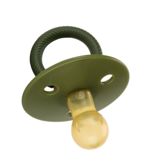 Itzy Soother Natural Rubber Pacifier 2pk - Camo & Midnight