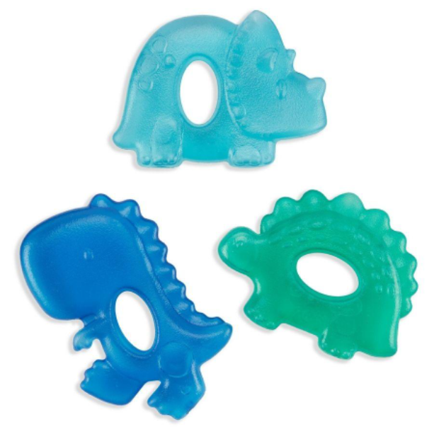 Itzy Ritzy Cutie Coolers Water Filled Teethers 3pk - Dino