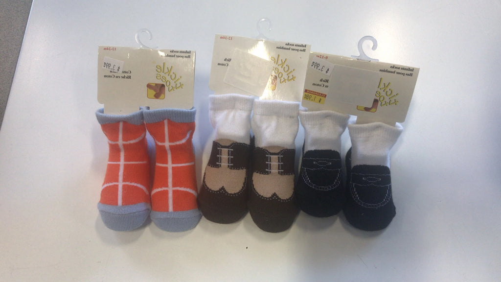 Tickle Toes Baby Socks Girls Pattrens One pair