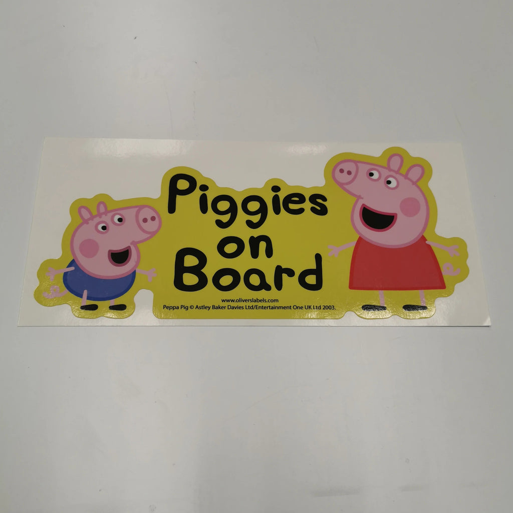 Oliver's Labels Peppa Pig Yellow