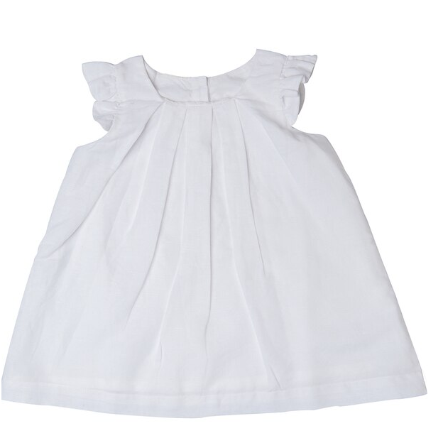 Beba Bean Box Pleat Linen Dress White – Babyrama.ca Beba Bean Box Pleat Linen Dress White – Babyrama.ca