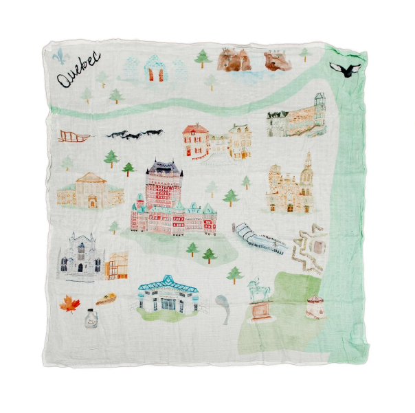 Loulou Lollipop Muslin Swaddle Quebec City – - Main Image