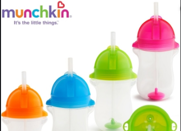 Munchkin Any Angle Straw Cup 10oz 1pc Assorted 49725