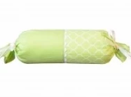 Kidicomfort Candy Pillow - Green Chevron