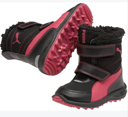 Puma Cooled Boot Kids Black/Pink