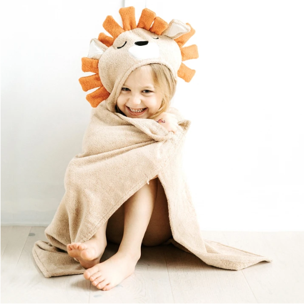 Natemia Bamboo Hooded Towel Lion