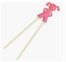 Fred & Friends Chopstick Kids - Girl Pink