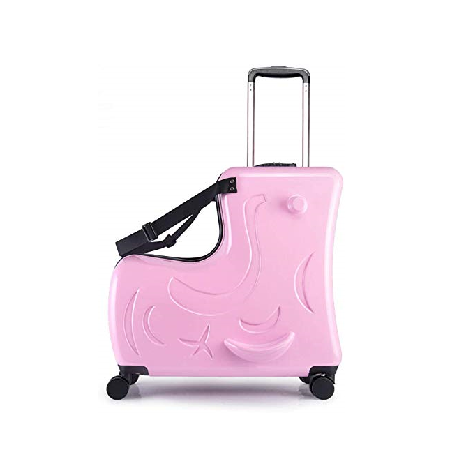 Aoweila Ride-on Luggage Case 20'' - Light Pink