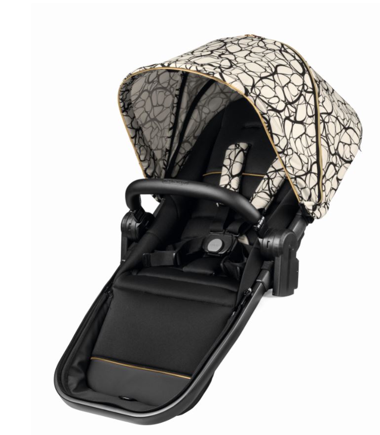 Peg Perego YPSI Stroller Companion Seats - Graphic Gold