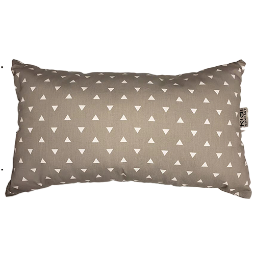 Kidicomfort Rectangle Cushion - Grey Triangle